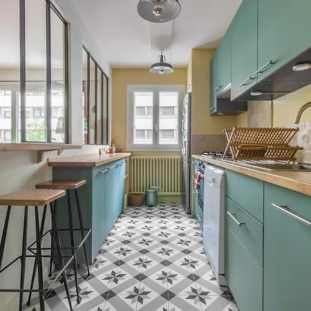 Vergniaud 2 - Kp - Beautiful With Garden For 5 People * Paris